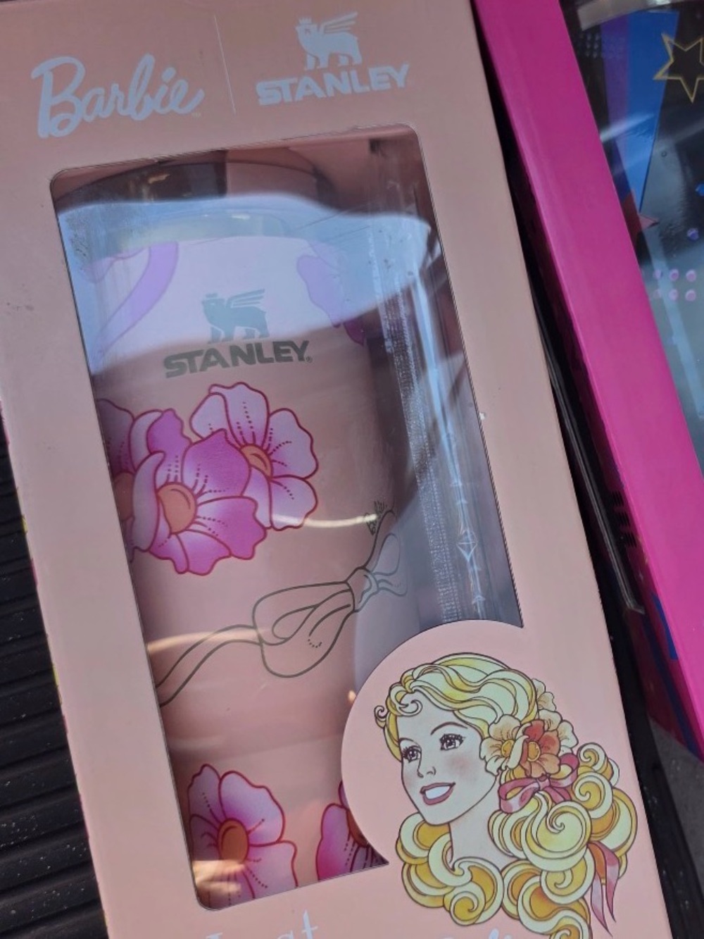 Stanley x Barbie Stanley just peachy 80’s 🍑Quencher 40oz nwt rare - Picture 2 of 4